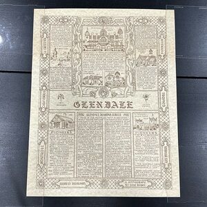 Glendale California Historical Poster